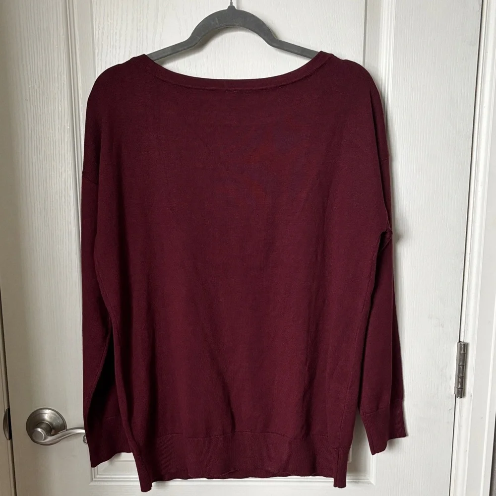 Lilbetter Burgundy Sweater